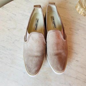 Karl Lagerfield Clement Suede Slip on Sneakers Wom